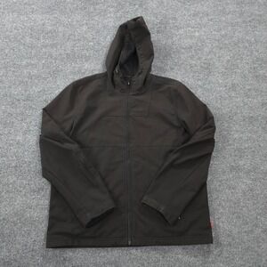 Levis Jacket Mens Large‎ Black Bomber Distressed Casual Utility Work Wear Logo